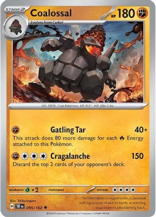 Coalossal 095/162 - Reverse Holofoil Temporal Forces