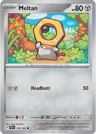 Meltan 116/162 - Reverse Holofoil Temporal Forces