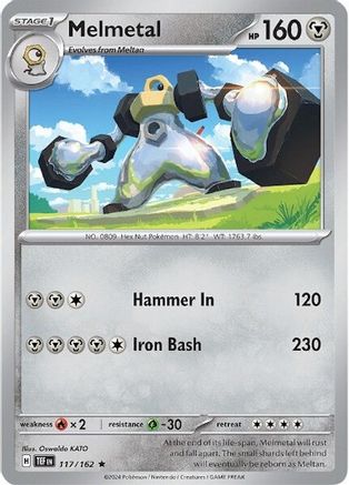Melmetal 117/162 - Reverse Holofoil Temporal Forces