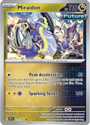 Miraidon 121/162 - Reverse Holofoil Temporal Forces
