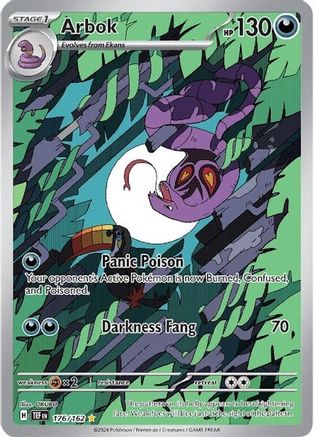Arbok 176/162 - Holofoil Temporal Forces
