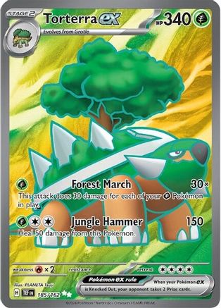 Torterra ex 185/162 - Holofoil Temporal Forces