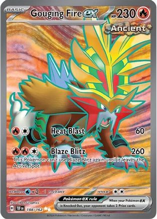 Gouging Fire ex 188/162 - Holofoil Temporal Forces