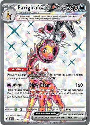 Farigiraf ex 194/162 - Holofoil Temporal Forces