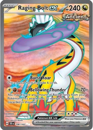 Raging Bolt ex 196/162  - Holofoil SV05 Temporal Forces