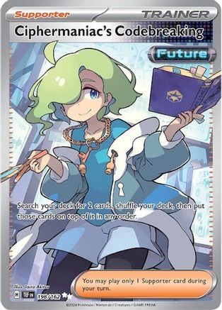 Ciphermaniac's Codebreaking 198/162 - Holofoil Temporal Forces