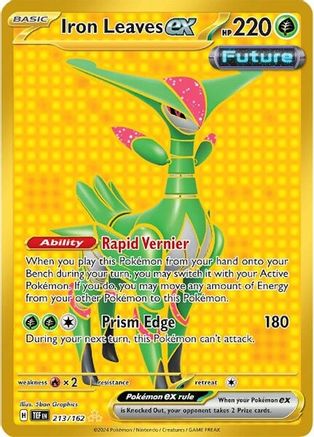 Iron Leaves ex 213/162 - Holofoil Temporal Forces