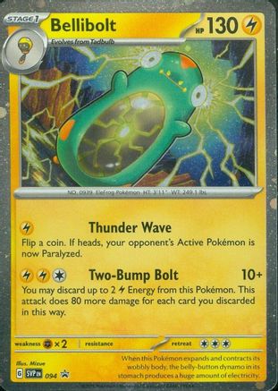 Bellibolt 094  - Holofoil SV Scarlet & Violet Promo Cards