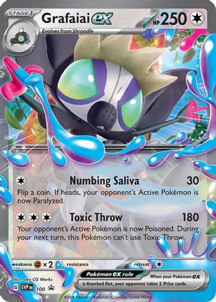 Grafaiai ex 100  - Holofoil SV Scarlet & Violet Promo Cards