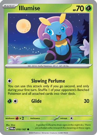 Illumise 010/167 - Reverse Holofoil Twilight Masquerade