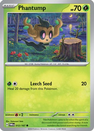 Phantump 012/167 - Reverse Holofoil Twilight Masquerade