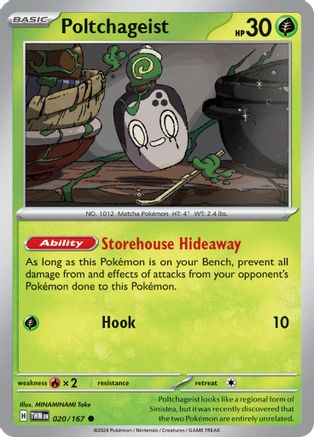 Poltchageist 020/167 - Reverse Holofoil Twilight Masquerade