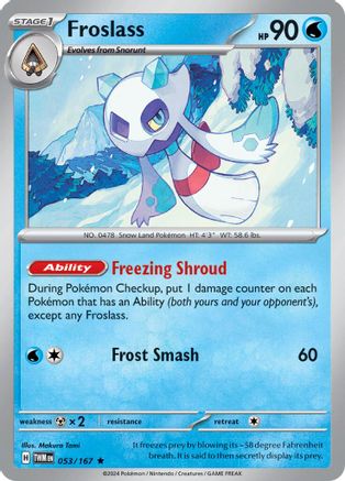 Froslass 053/167 - Holofoil Twilight Masquerade