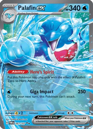 Palafin ex 061/167 - Holofoil Twilight Masquerade