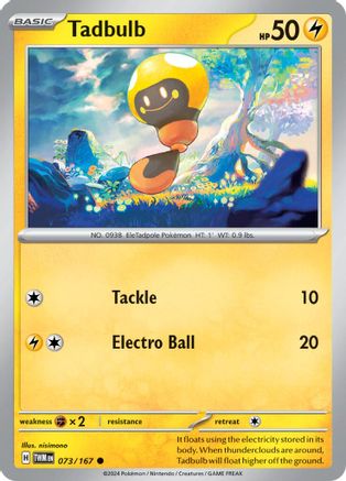 Tadbulb 073/167 - Reverse Holofoil Twilight Masquerade