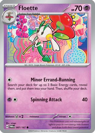 Floette 087/167  - Reverse Holofoil SV06 Twilight Masquerade