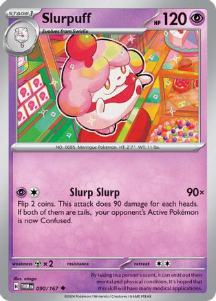 Slurpuff 090/167  - Reverse Holofoil SV06 Twilight Masquerade