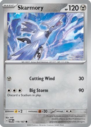 Skarmory 119/167 Twilight Masquerade