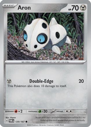 Aron 120/167 - Reverse Holofoil Twilight Masquerade