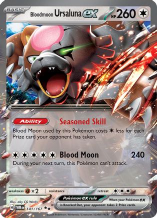 Bloodmoon Ursaluna ex 141/167 - Holofoil Twilight Masquerade