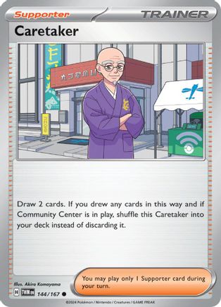 Caretaker 144/167 - Reverse Holofoil Twilight Masquerade