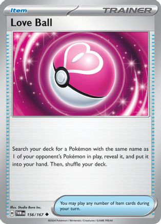Love Ball 156/167 - Reverse Holofoil Twilight Masquerade