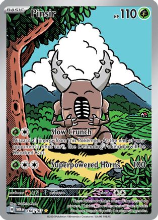 Pinsir 168/167 - Holofoil Twilight Masquerade