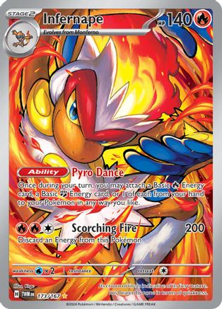 Infernape 173/167  - Holofoil SV06 Twilight Masquerade