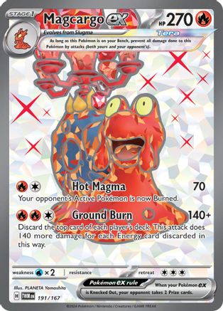 Magcargo ex 191/167 - Holofoil Twilight Masquerade