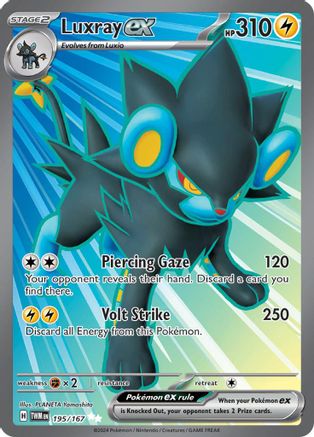 Luxray ex 195/167  - Holofoil SV06 Twilight Masquerade