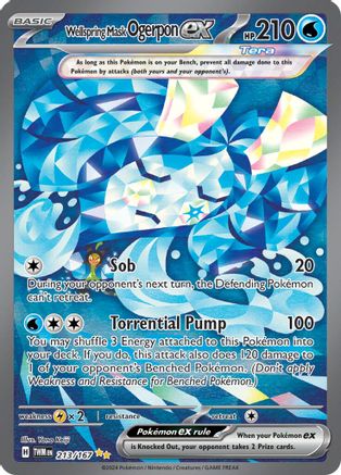 Wellspring Mask Ogerpon ex 213/167 - Holofoil Twilight Masquerade