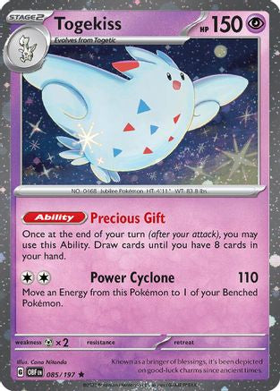 Togekiss (Cosmos Holo) 085/197  - Holofoil Blister Exclusives