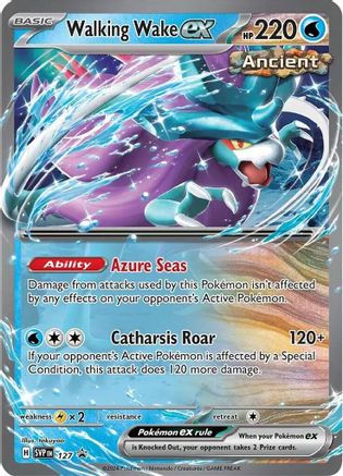 Walking Wake ex 127  - Holofoil SV Scarlet & Violet Promo Cards