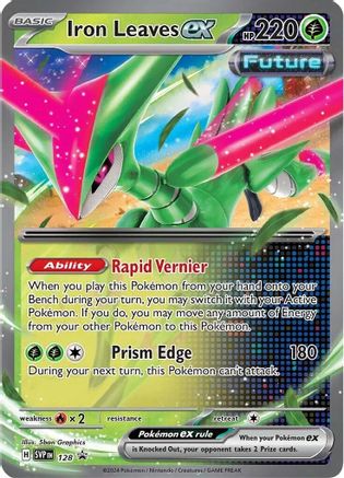 Iron Leaves ex 128  - Holofoil SV Scarlet & Violet Promo Cards