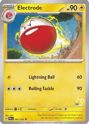 Electrode - Pikachu 56 067  Battle Academy 2024