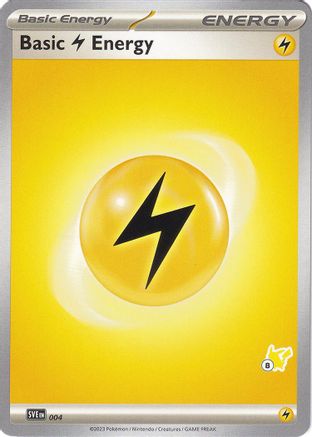 Basic Lightning Energy - Pikachu 8 004  Battle Academy 2024