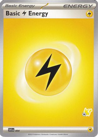 Basic Lightning Energy - Pikachu 16 004  Battle Academy 2024