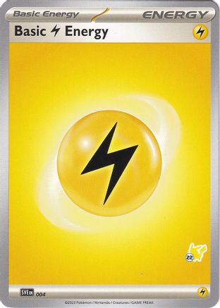 Basic Lightning Energy - Pikachu 22 004  Battle Academy 2024