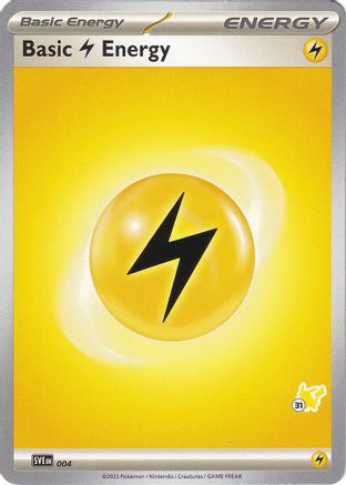 Basic Lightning Energy - Pikachu 31 004  Battle Academy 2024