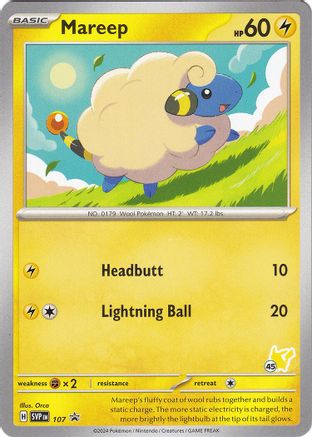 Mareep - Pikachu 45  Battle Academy 2024