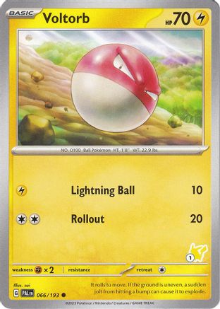 Voltorb - Pikachu 1  Battle Academy 2024