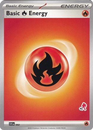 Basic Fire Energy - Armarouge 16 002  Battle Academy 2024