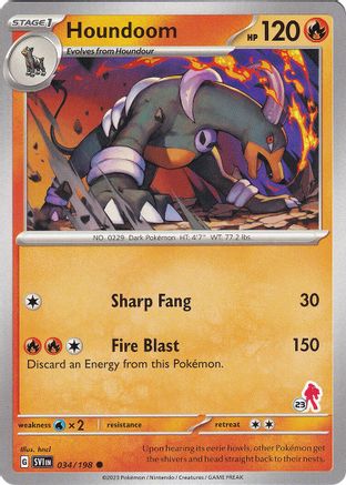 Houndoom - Armarouge 23 034  Battle Academy 2024