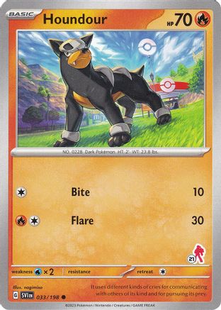 Houndour - Armarouge 21 033  Battle Academy 2024