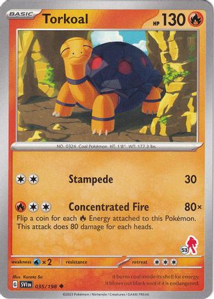 Torkoal - Armarouge 53 035  Battle Academy 2024
