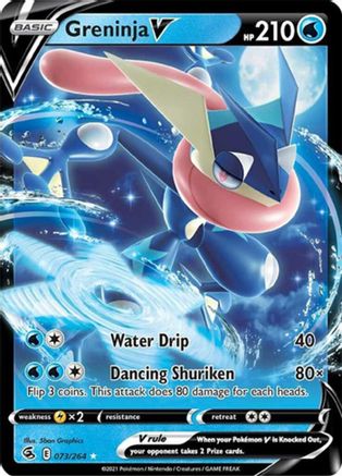 Greninja V (Non-Holo) 073/264  Deck Exclusives