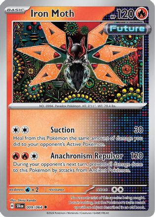 Iron Moth 009/064 - Reverse Holofoil Shrouded Fable