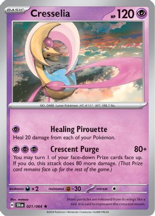 Cresselia 021/064 - Reverse Holofoil Shrouded Fable