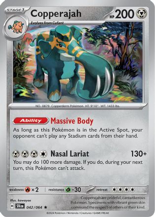 Copperajah 042/064 - Holofoil Shrouded Fable
