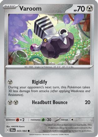 Varoom 043/064 - Reverse Holofoil Shrouded Fable